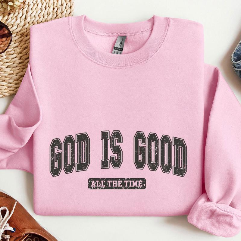 God is Good Sweatshirt, God Lover Crewneck, Gifts For Men for Women