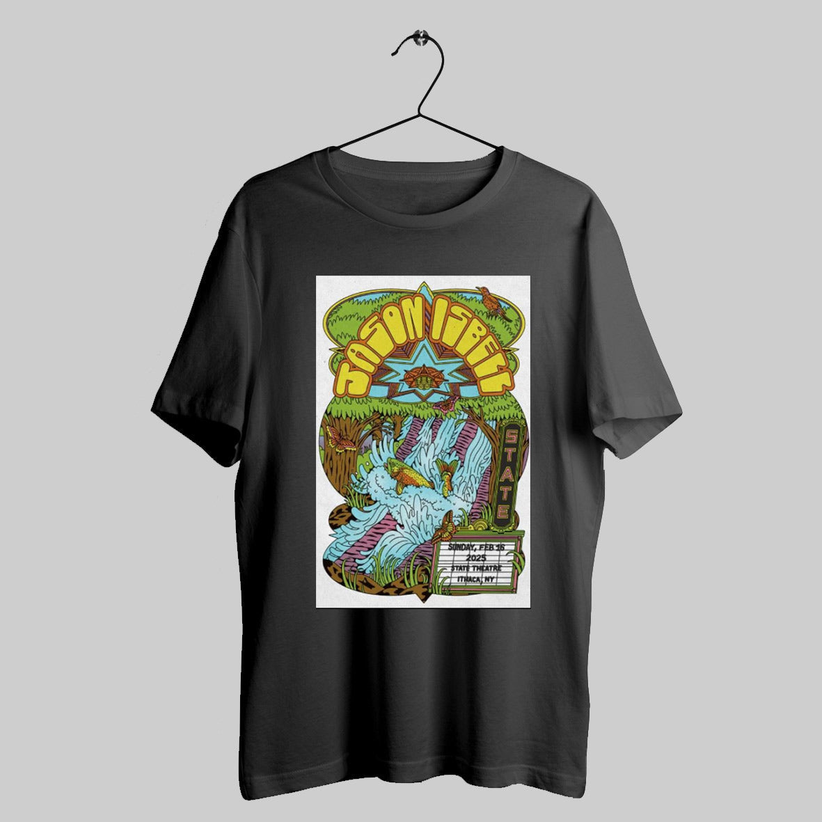 Poster Jason Isbell Live In Ithaca Ny February 16 2025 T Shirts Sweatshirt