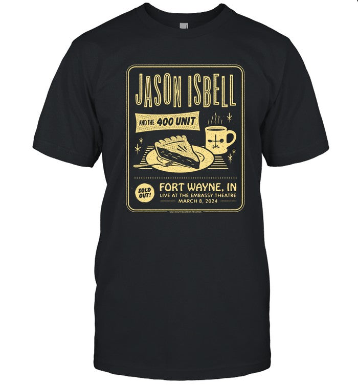 Jason Isbell And The 400 Unit Live At The Embassy Theatre Fort Wayne, IN 03 08 24 Event Tee