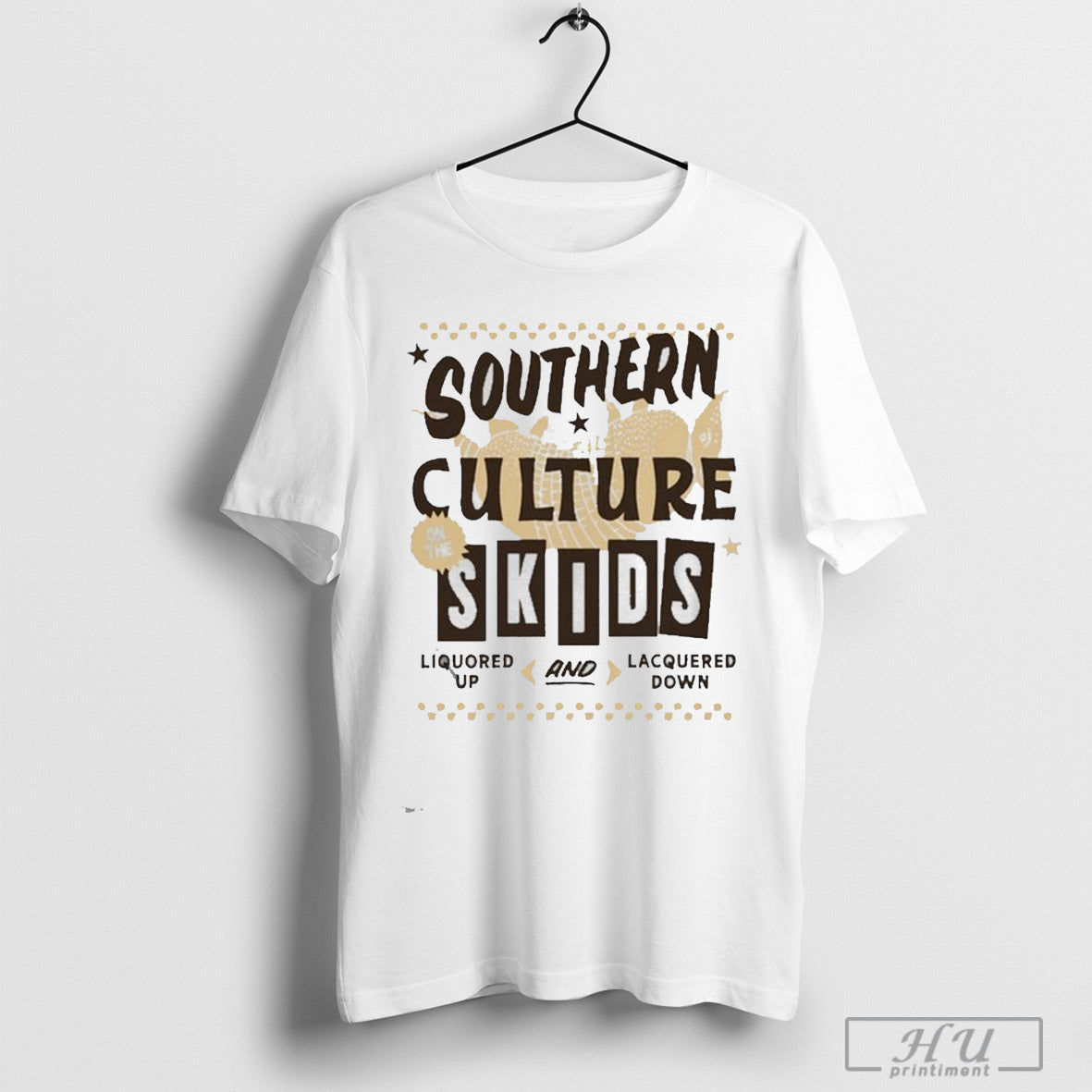 Southern Culture On The Skids Liquored Up And Lacquered Down Armadillo New T Shirt