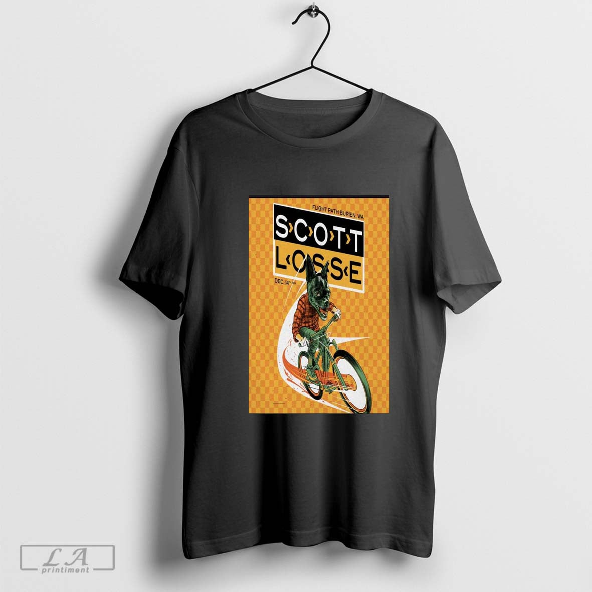 Poster Scott Losse Flight Path Burien WA Dec 14 2024 Show t-shirt