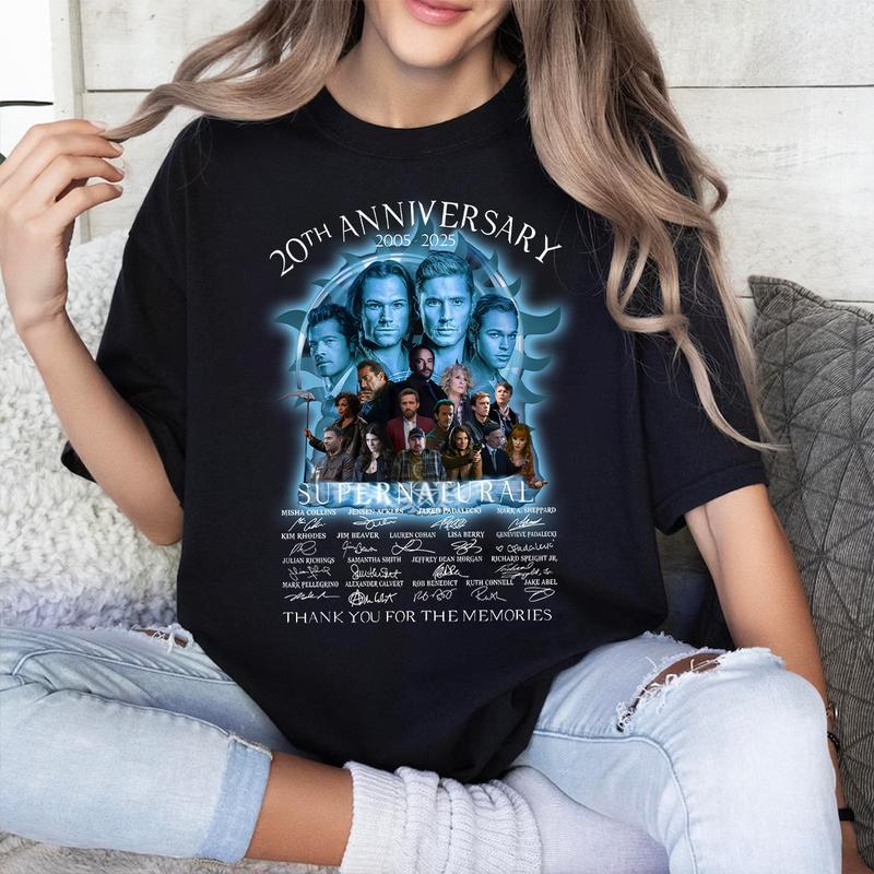 Supernatural T Shirt, Dean Sam T Shirt,  Gift For Woman and Man Unisex T-Shirt Sweatshirt Hoodie