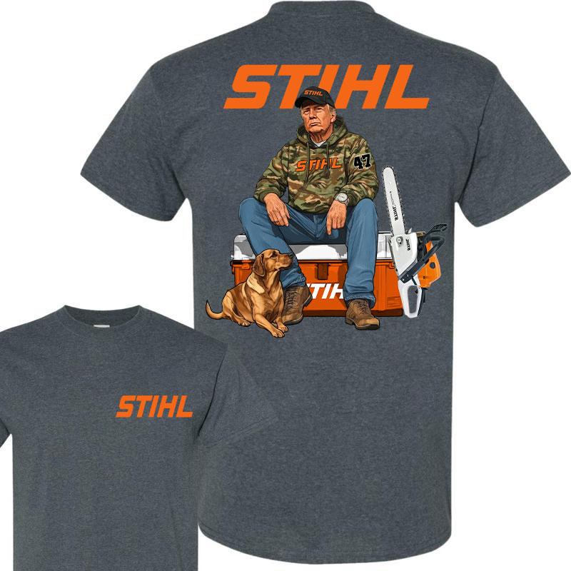 STIHL Trump hunting shirt, 47th president Trumpp Supporter shirt, Stihl Trump won 2024 shirt  for men and women