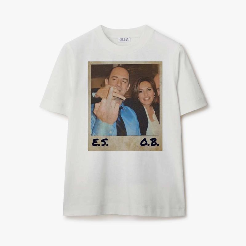 Elliot Stabler And Olivia Benson Shirt Law And Order Shirt Elliot And Olivia Law And Order Svu Vintage Shirt Shirt Fabric