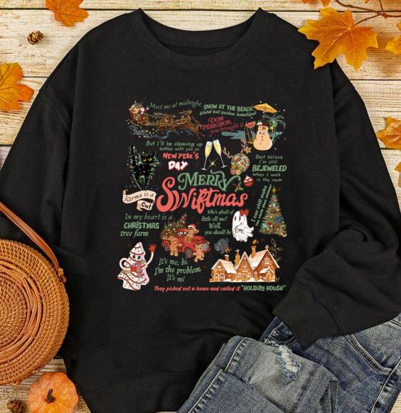 Merry Christmas Shirt, CHristmas Cozy Shirt, Lyrics On A Christmas Shirt