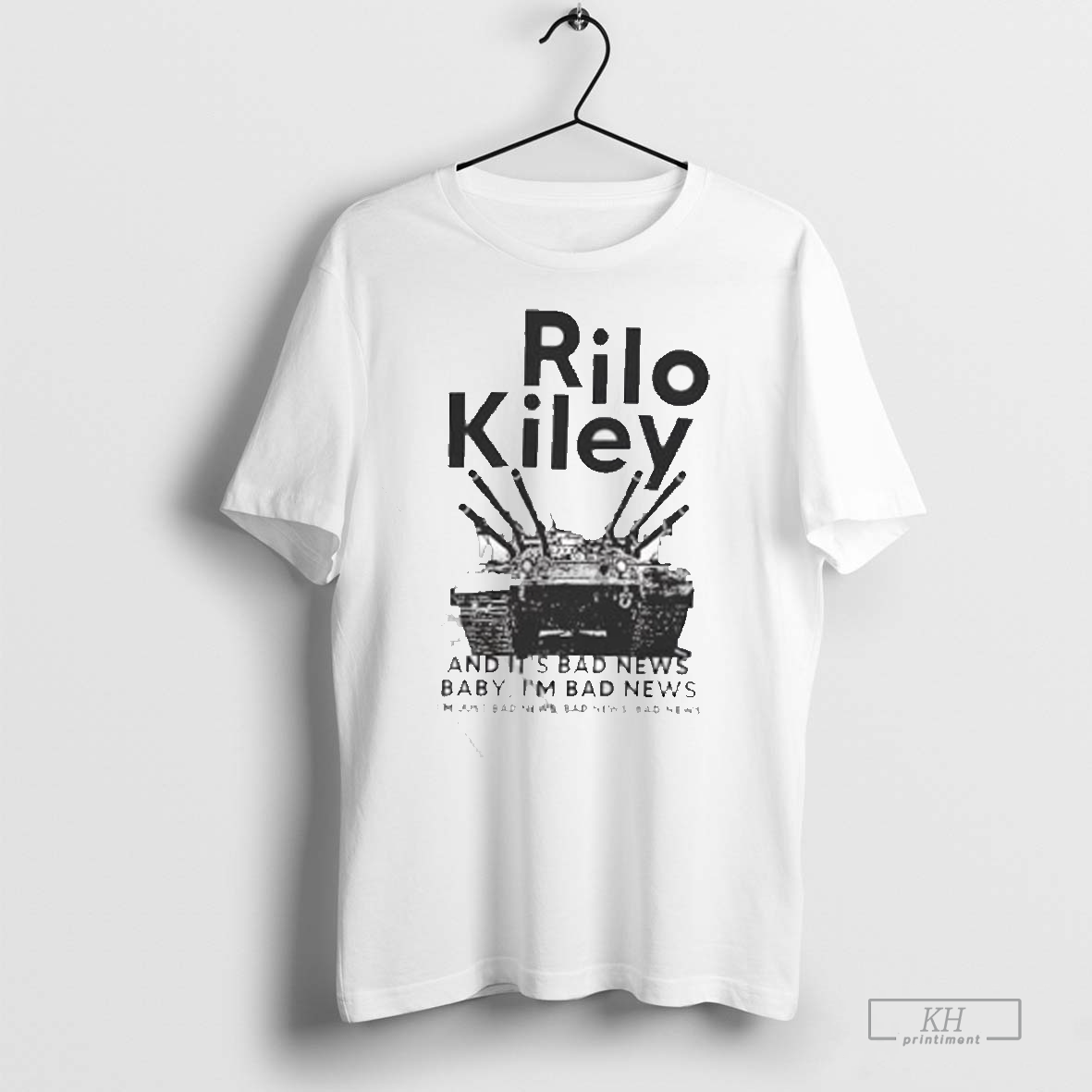 Rilo Kiley and it's bad news baby I'm bad news shirt