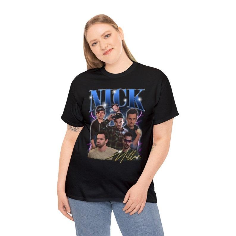 NICKk MILLERr Shirt, Nick Millerr Homage Vintage Tshirt, Nickk Millerr Retro Fan Tees, Nick Miller Retro 90s Sweater, Nick Miller Merch Gift L06  000