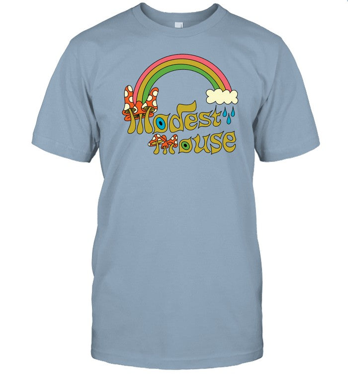 Modest Mouse Rainbow Mushroom T Shirt