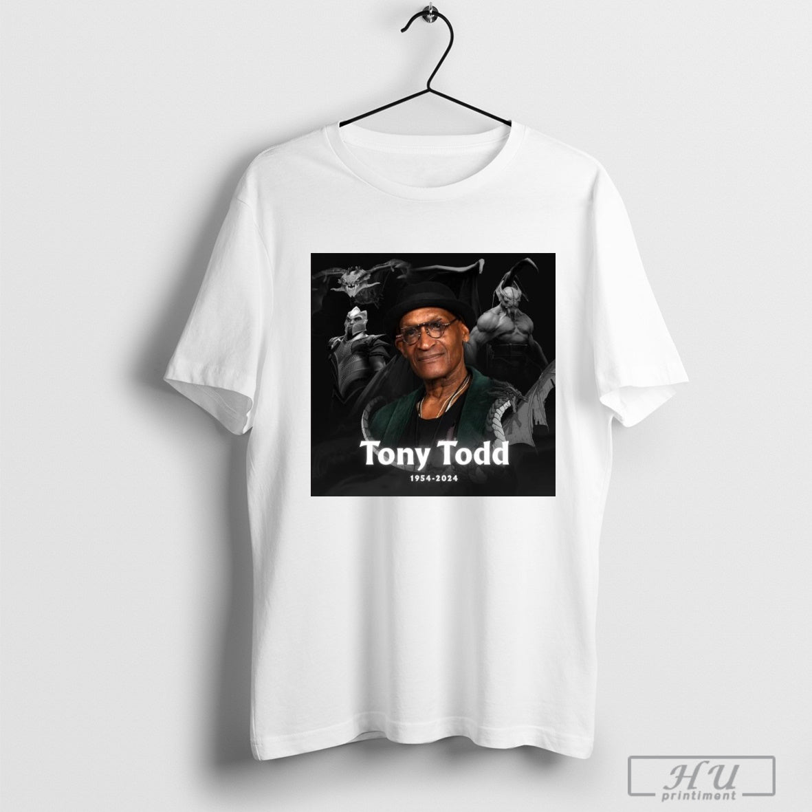 Rest in Peace Tony Todd 1954-2024 The voice of Dragon Knight Night Stalker Viper and Slyrak in the world of Dota T-shirt