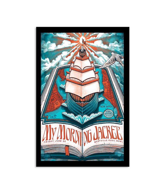 My Morning Jacket June 30 2023 Westville Music Bowl, New Haven, Connecticut Poster