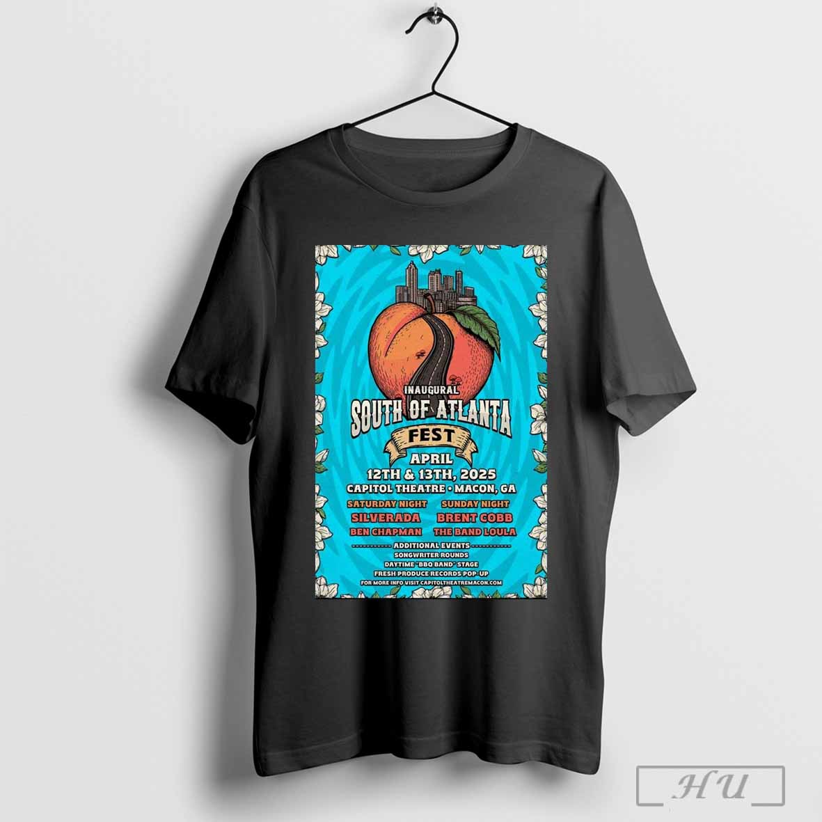 Poster Inaugural South Of Atlanta Fest Macon Ga April 12 13 2025 Shirt