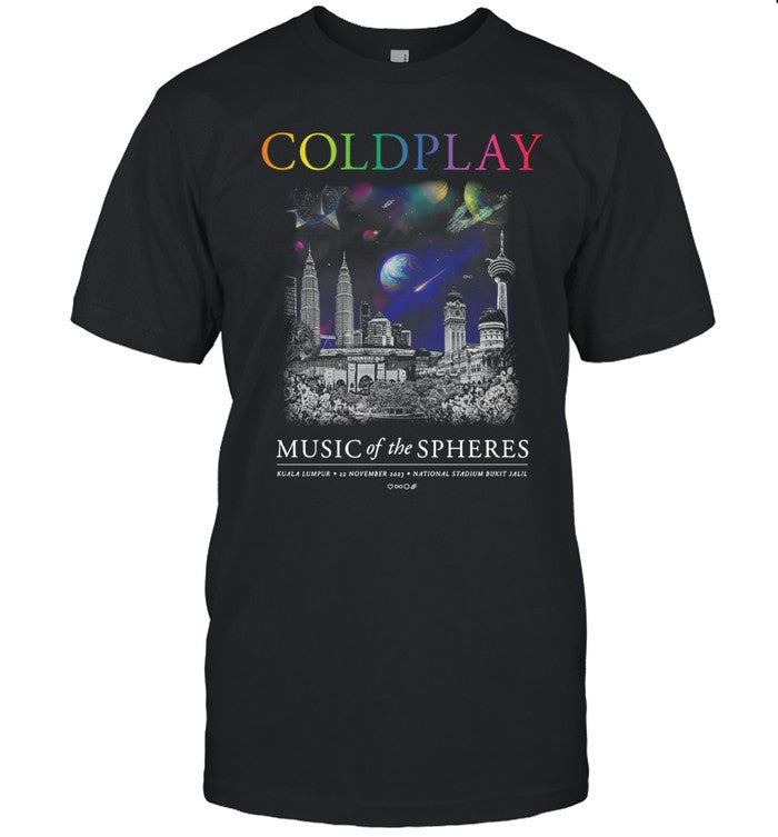 Coldplay Coldplay Bukit Jalil National Stadium Kuala Lumpur November 22 2023 T Shirt