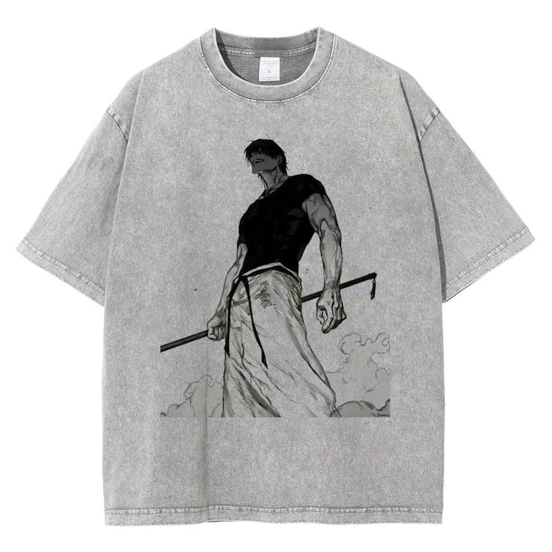 Anime Jujutsu Kaisen, Toji Summer TShirt, Unisex Streetwear, Graphic Tee Menswear Top Underwear Crewneck