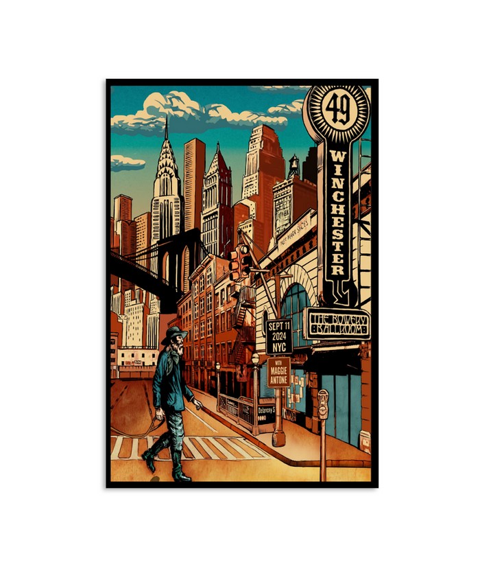 49 Winchester The Bowery Ballroom New York City September 11 2024 Event Poster
