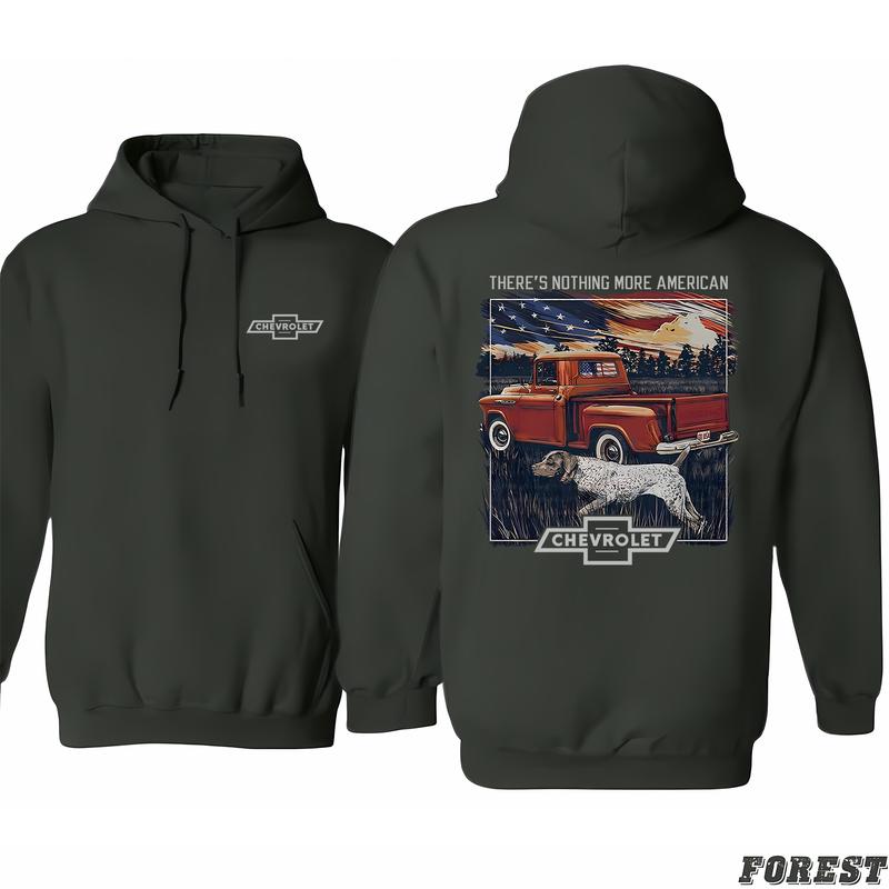 Chevrolet - Classic Truck Hoodie, Colors For All, Adventure Ready, Discover Your Fashion Style, His And Hers Fashion, Classic Cotton, Menswear Unisex