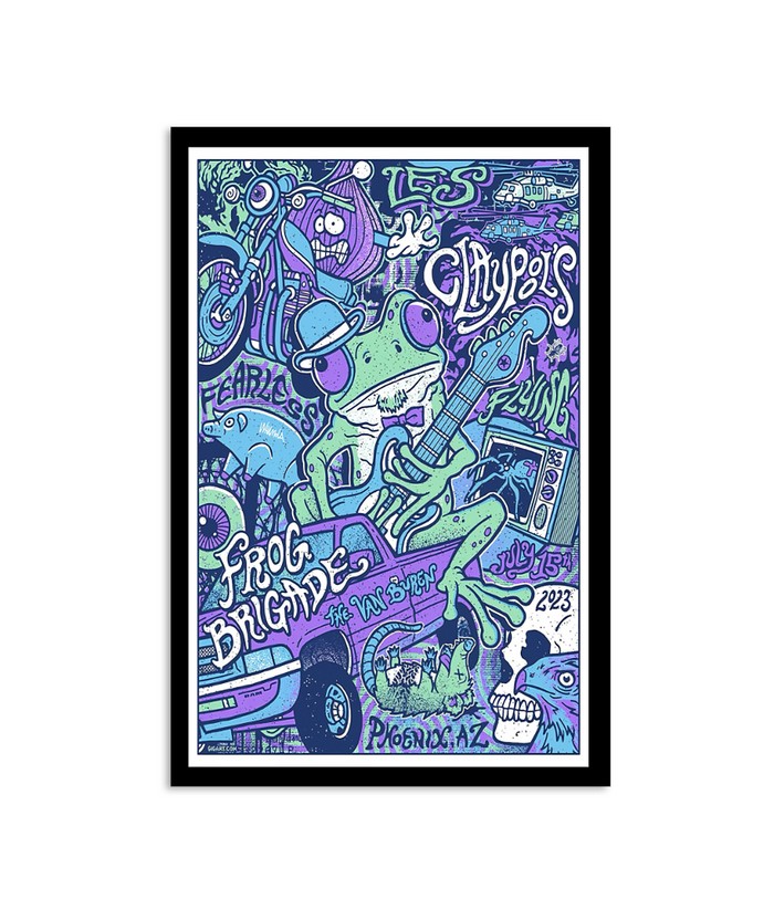 Les Claypoolâ€™s Fearless Flying Frog Brigade July 15, 2023 The Van Buren Phoenix, AZ Poster