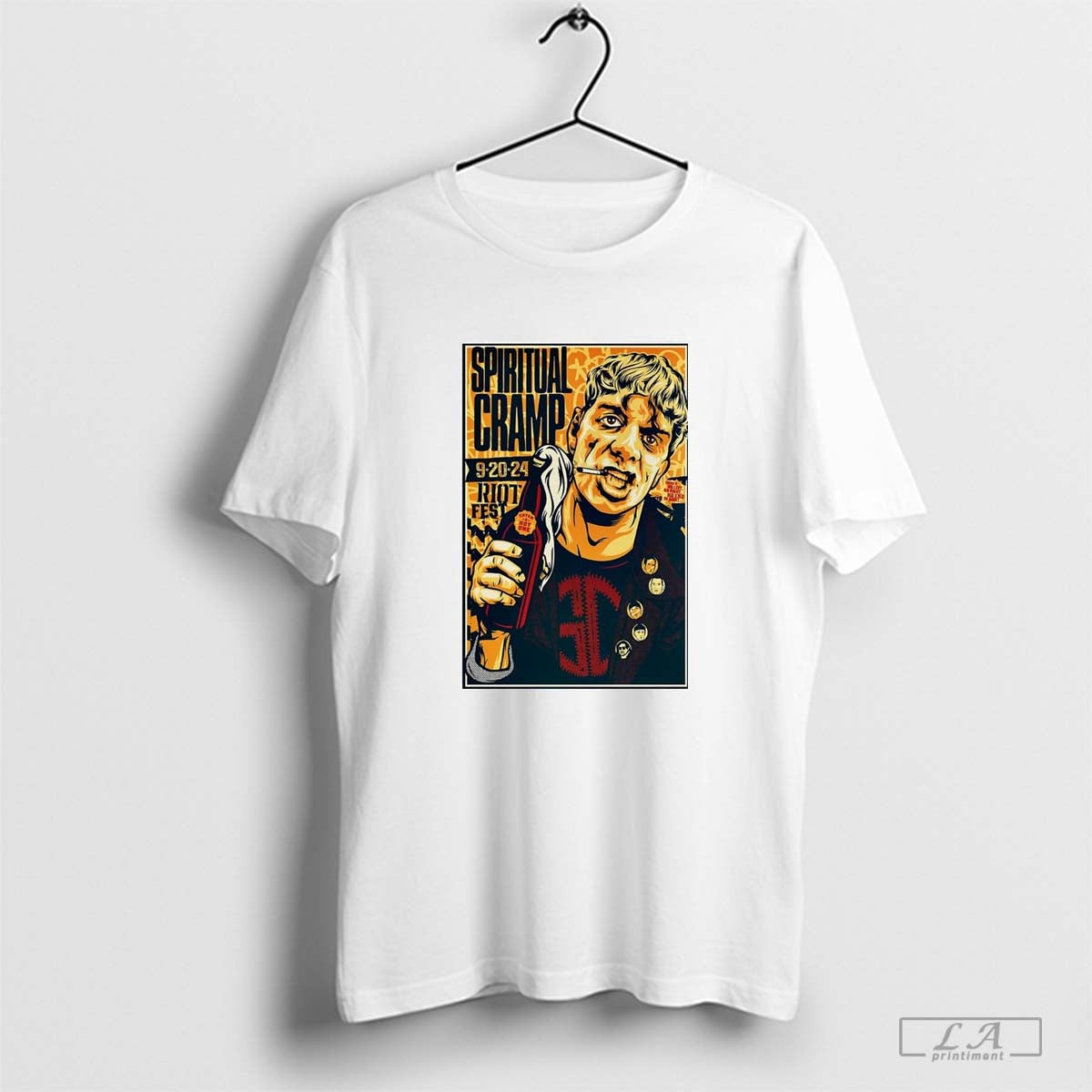Poster Spiritual Cramp Sept 20 2024 Rio Fest in Chicago IL t-shirt