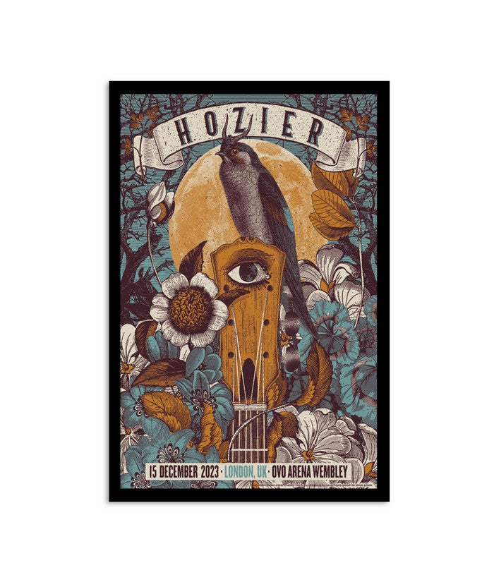 Hozier December 15, 2023 Ovo Arena Wembley London, UK Poster