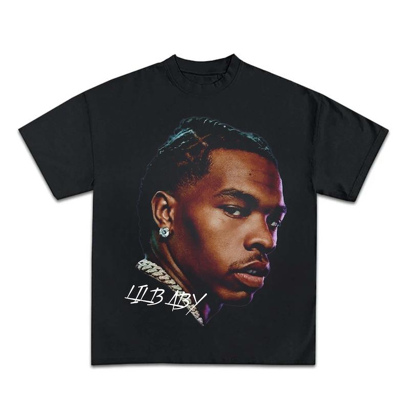 LIL BABY T-SHIRT Rap Tee Concert Merch  Harder Than Ever Young Thug Gunna Hip Hop Graphic Print hiphop tee