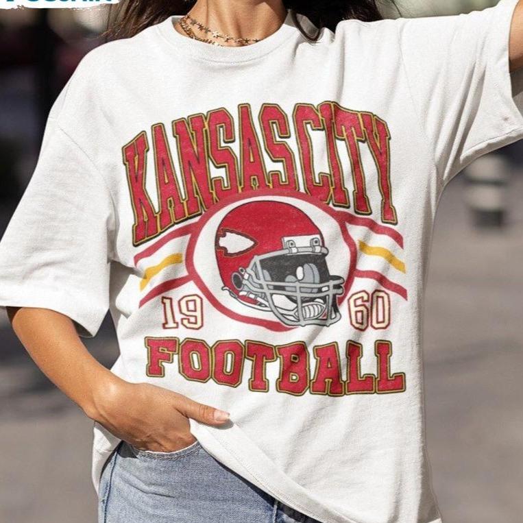 Kansas City Vintage Shirt â€“ Football Trendy Short Sleeve Tee Tops