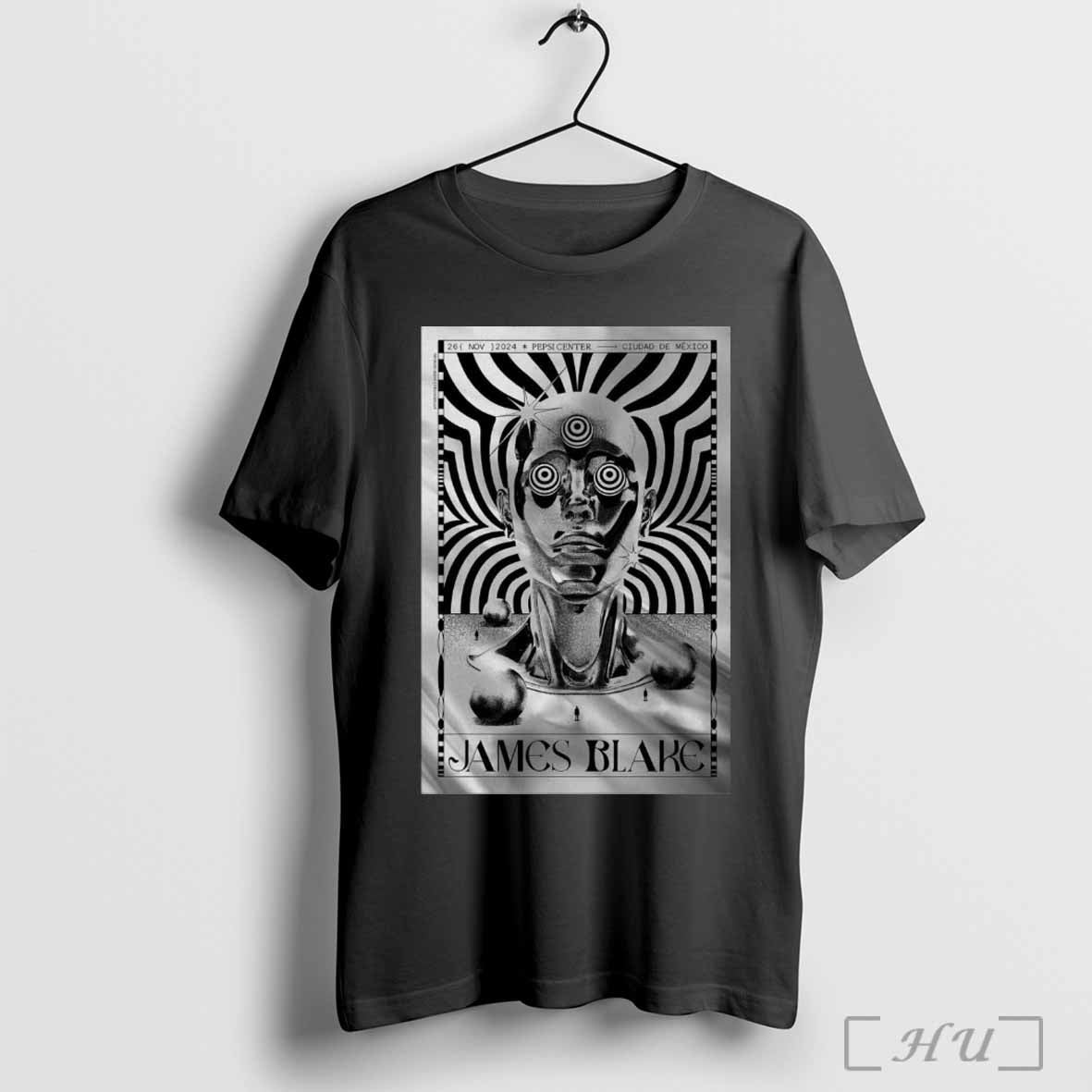 Poster James Blake Pepsi Center WTC in Mexico City Nov 26 2024 T-shirt