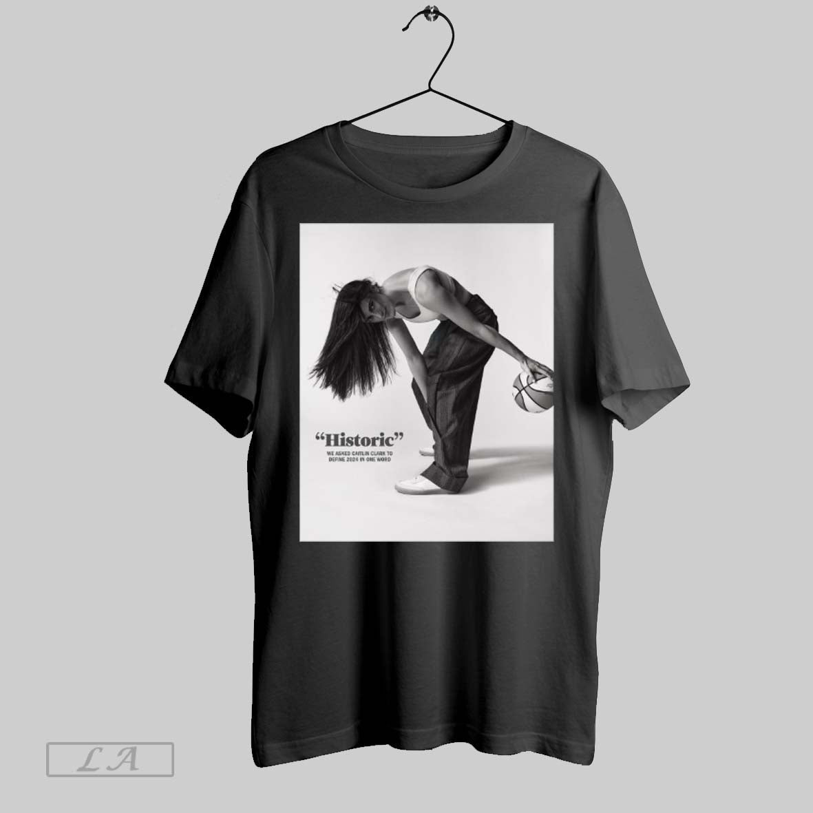 Poster Indiana Fever Historic We Asked Caitlin Clark To Define 2024 In One Word T Shirt