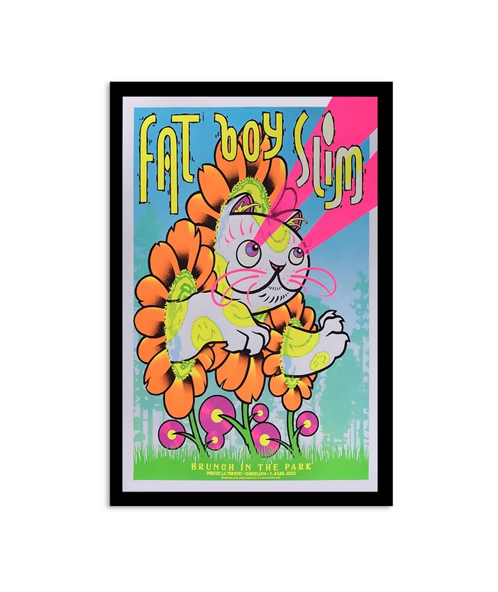 Fatboy Slim Brunch In The Park Parkdale Trinitat Barcelona July 2 2023 Poster