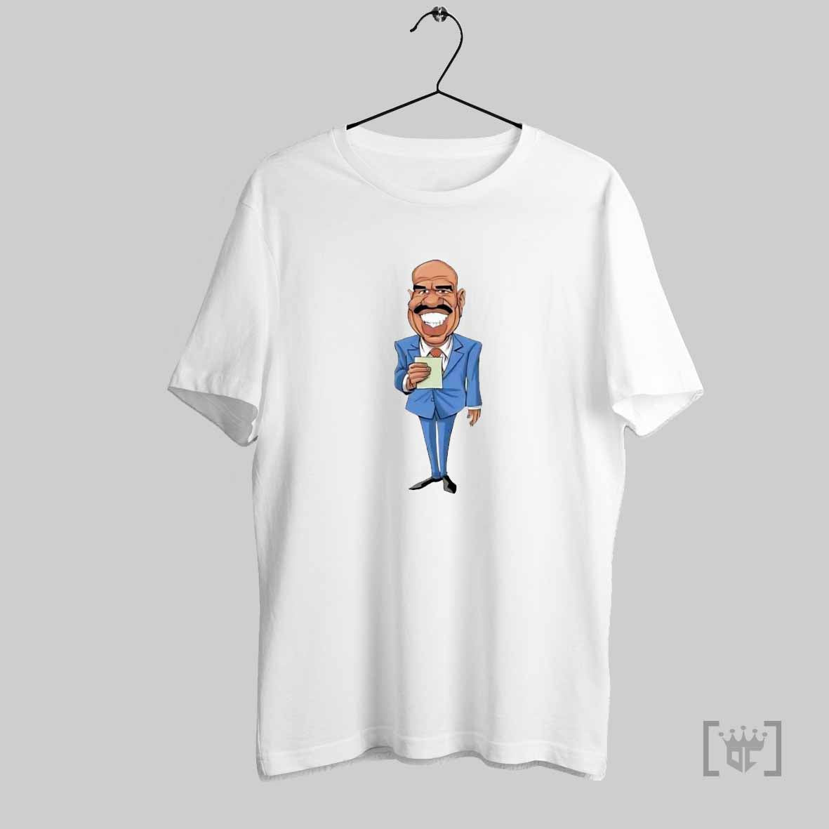 Steve Harvey Caricature Family Fued T Shirt