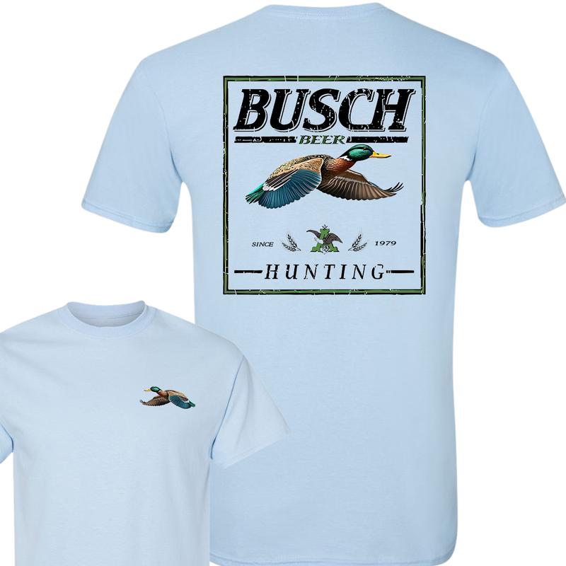 Busch Light Hunting Duck T-Shirt, Unisex T-Shirt, Full Color T-Shirt, For Men, For Women