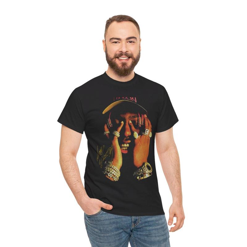 Hard Rap Inspired Vintage Graphic Tee Hip Hop 90s Styled Shirt Menswear Box Fit TShirt  Cotton Casual Top Smooth Streetwear Underwear Classic T-Shirt