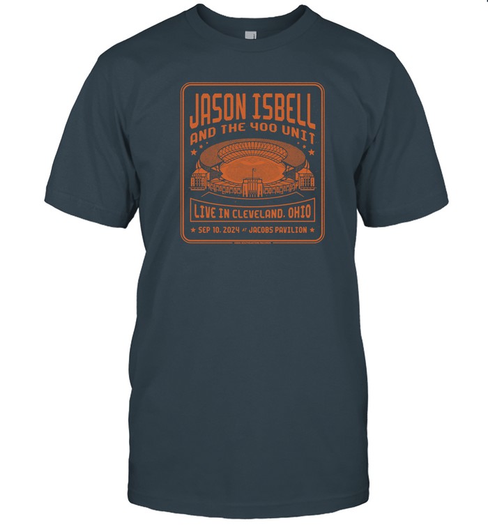 Jason Isbell And The 400 Unit Concert Shirt Cleveland, OH On September 10 2024