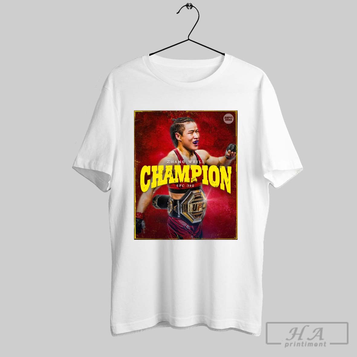 Poster Ufc 312 And Still Zhang Weili Champion Ufc Womens Strawweight Division T Shirt