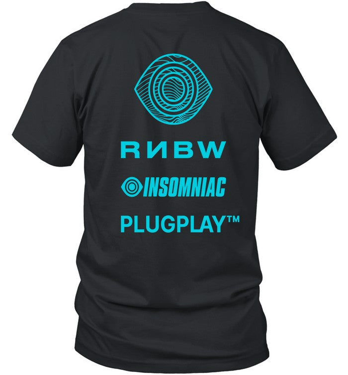 Plugplay x RNBW Hard Summer Insomniac 2024 Concert Shirt