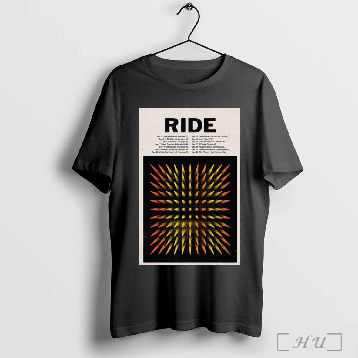 RIDE Winter December 2024 Show Poster shirt
