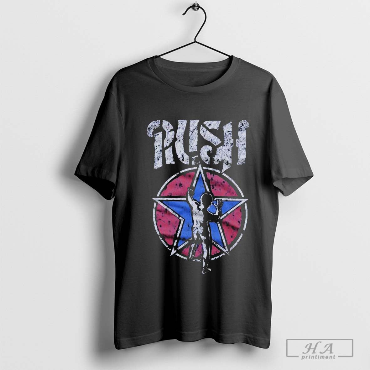 Rush Stencil Starman T Shirts