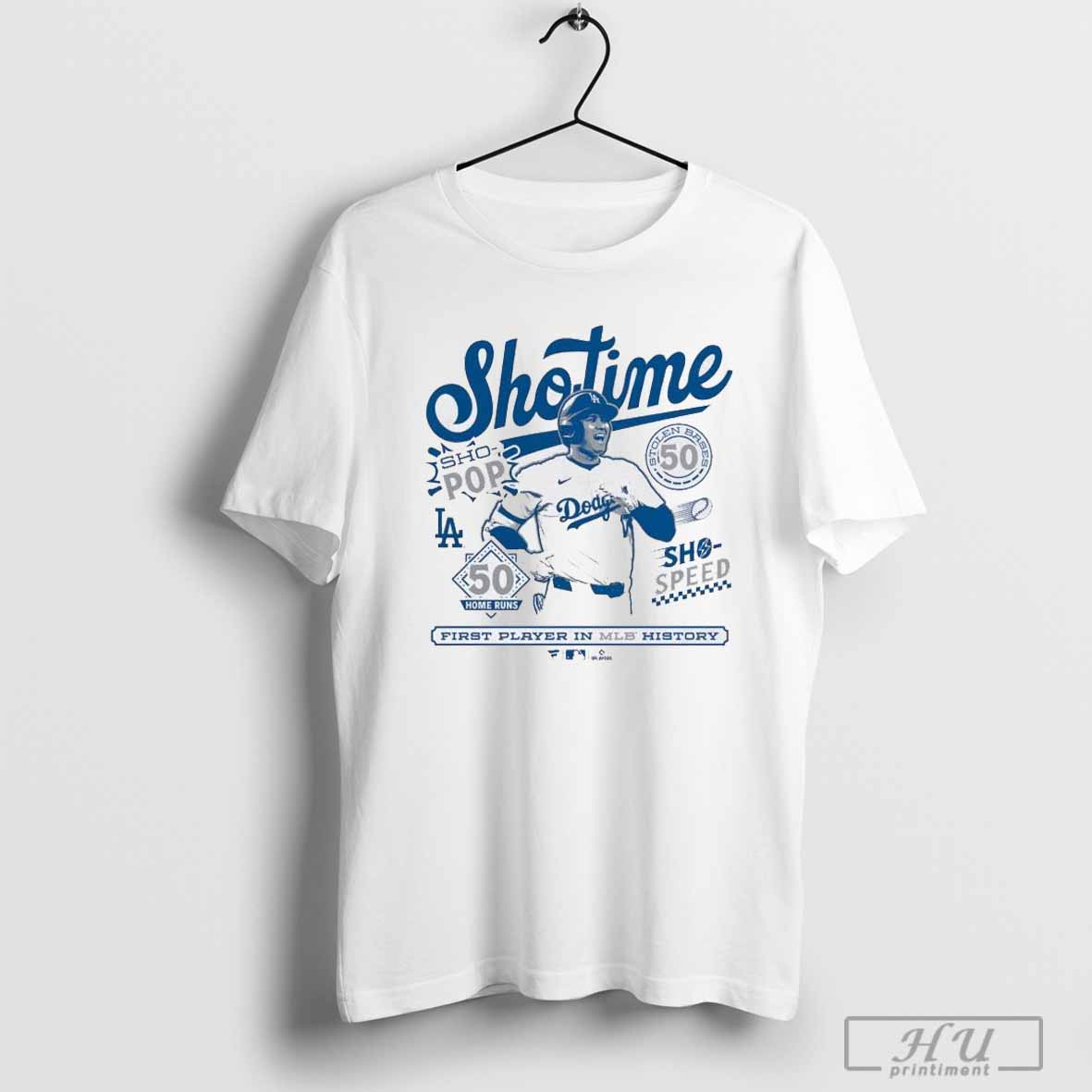 Shohei Ohtani Sho Pop Los Angeles Dodgers 50-50 Club Exclusive T-Shirt