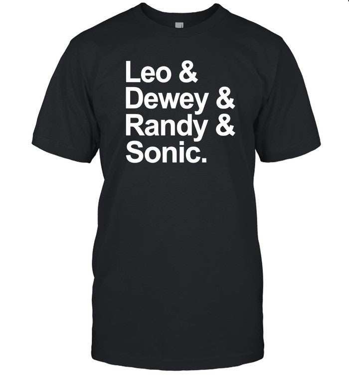 T Shirts Ben Schwartz Leo Dewey Randy Sonic 2024