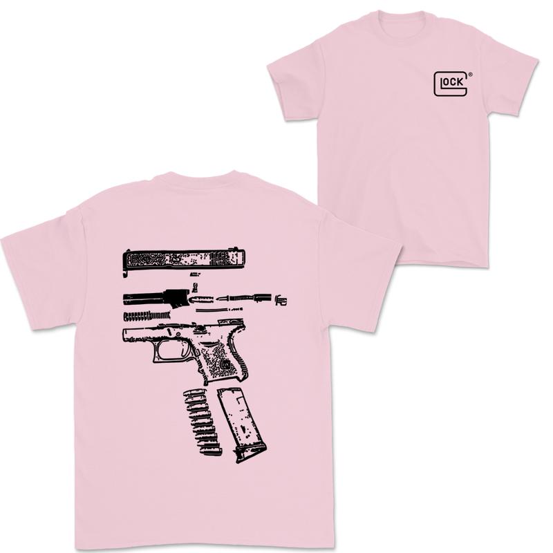 In Glock We Trust: Men's Wear Tee, Featuring Black and White Designs for Both Hoodies and T-shirts