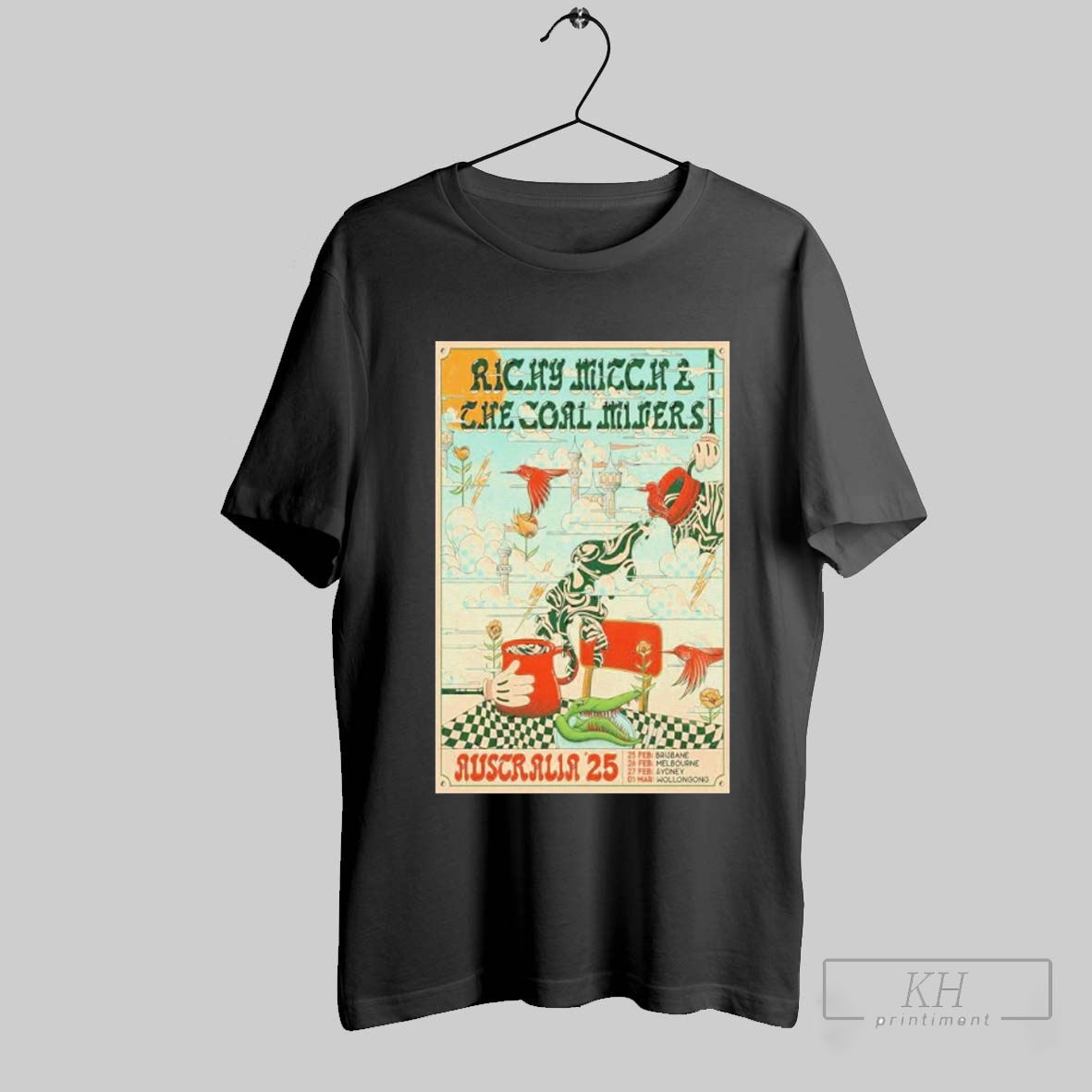 Richy Mitch The Coal Miners Tour Australia 2025 Poster T Shirt T Shirt