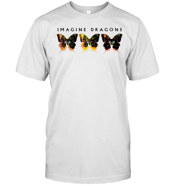 Imagine Dragons Loom Butterfly Tan T-Shirt