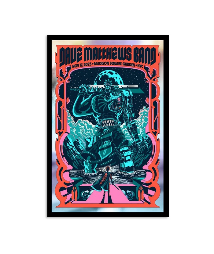 Dave Matthews Band Madison Square Garden New York, NY Event Poster November 17, 2023