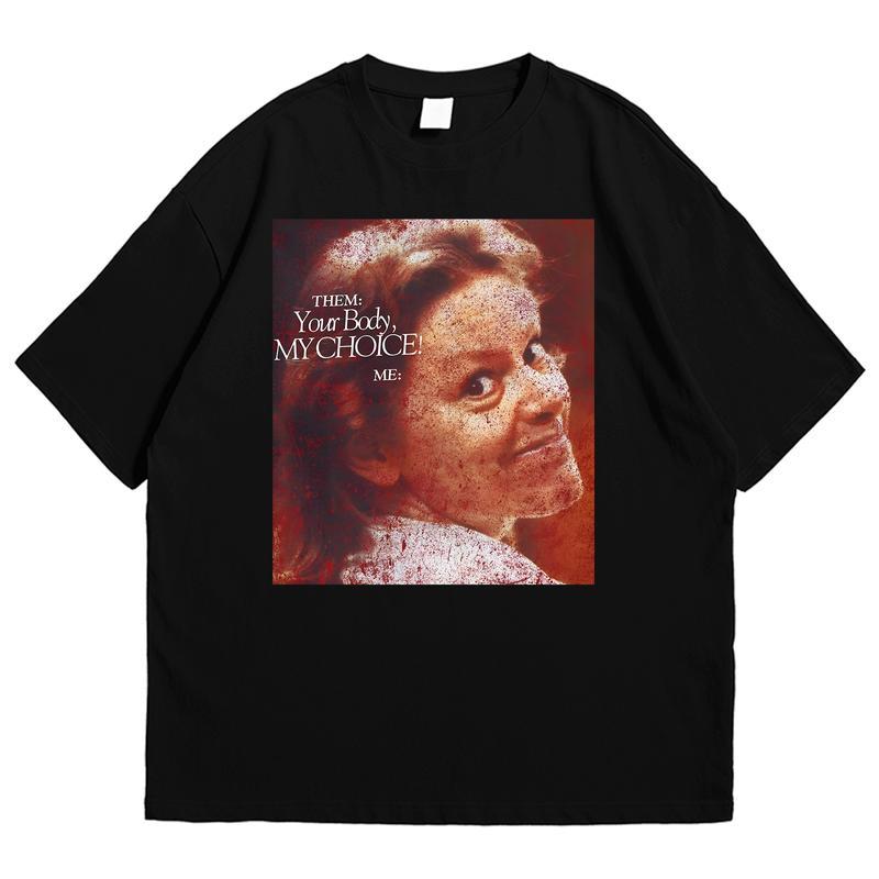 Your Body My Choice Aileen Wournos T-Shirt, Women's Rights Tee, Pro Choice Equal Rights Shirt, Feminism Womenwear Cotton Tops Womenswear Casual
