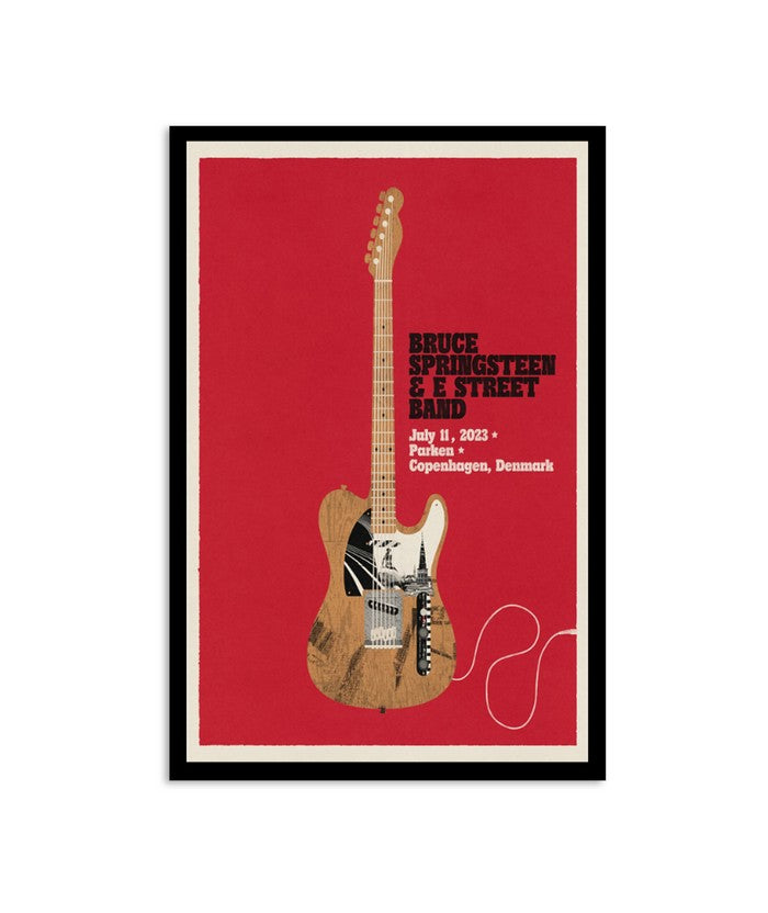Poster Bruce Springsteen & E Street Band Copenhagen, Denmark, Parken July 11 2023