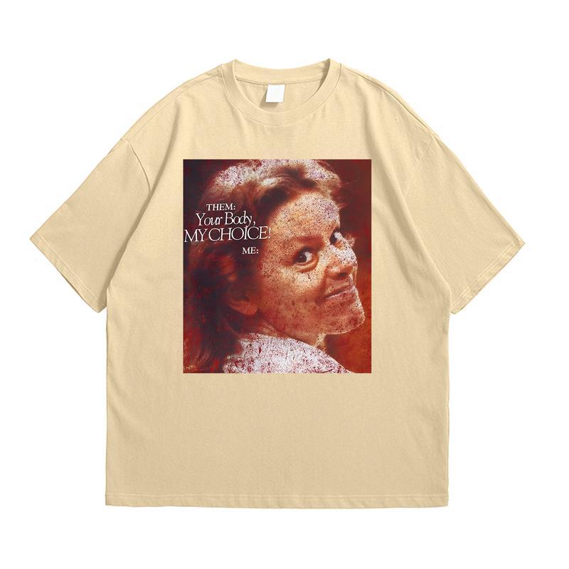 Your Body My Choice Aileen Wournos T-Shirt, Women's Rights Tee, Pro Choice Equal Rights Shirt, Feminism Womenwear Cotton Tops Womenswear Casual