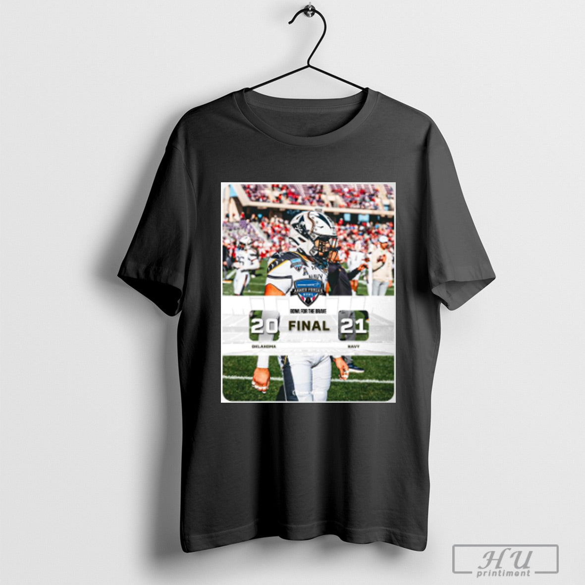 Poster Final Oklahoma Sooners Vs Navy Midshipmen 20 21 Score Armed Forces Bowl Bowl For The Brave T Shirt Sweatshirt Cutom Poster Coffee Mugs Ornament