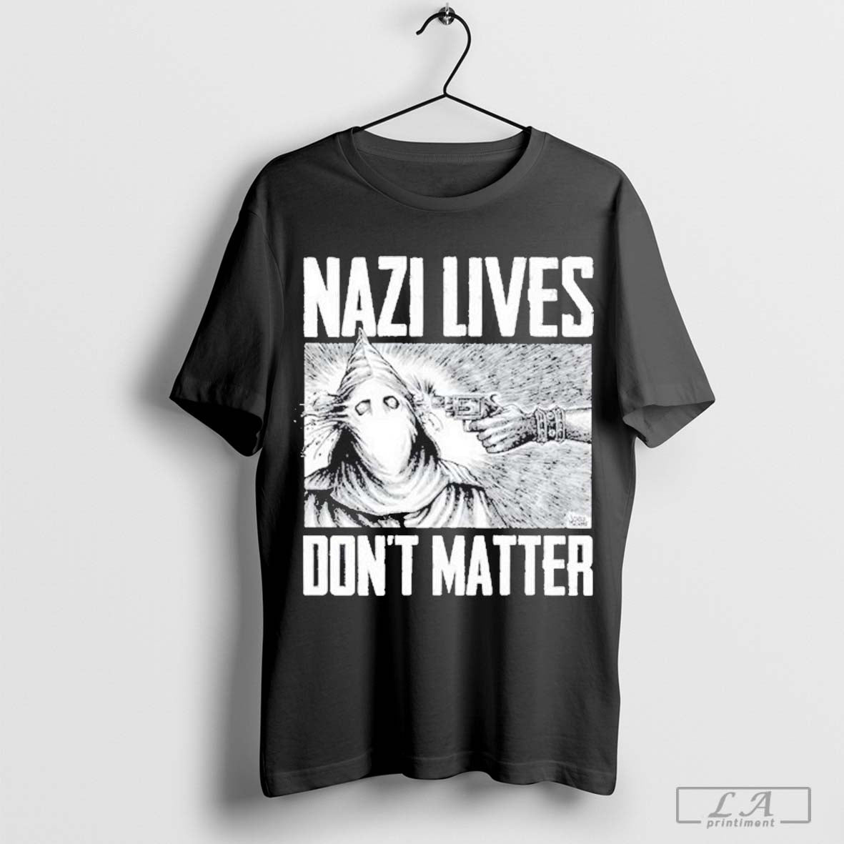 Punk With A Camera Nazi Lives Donâ€™t Matter Diablo Macabre T-Shirt