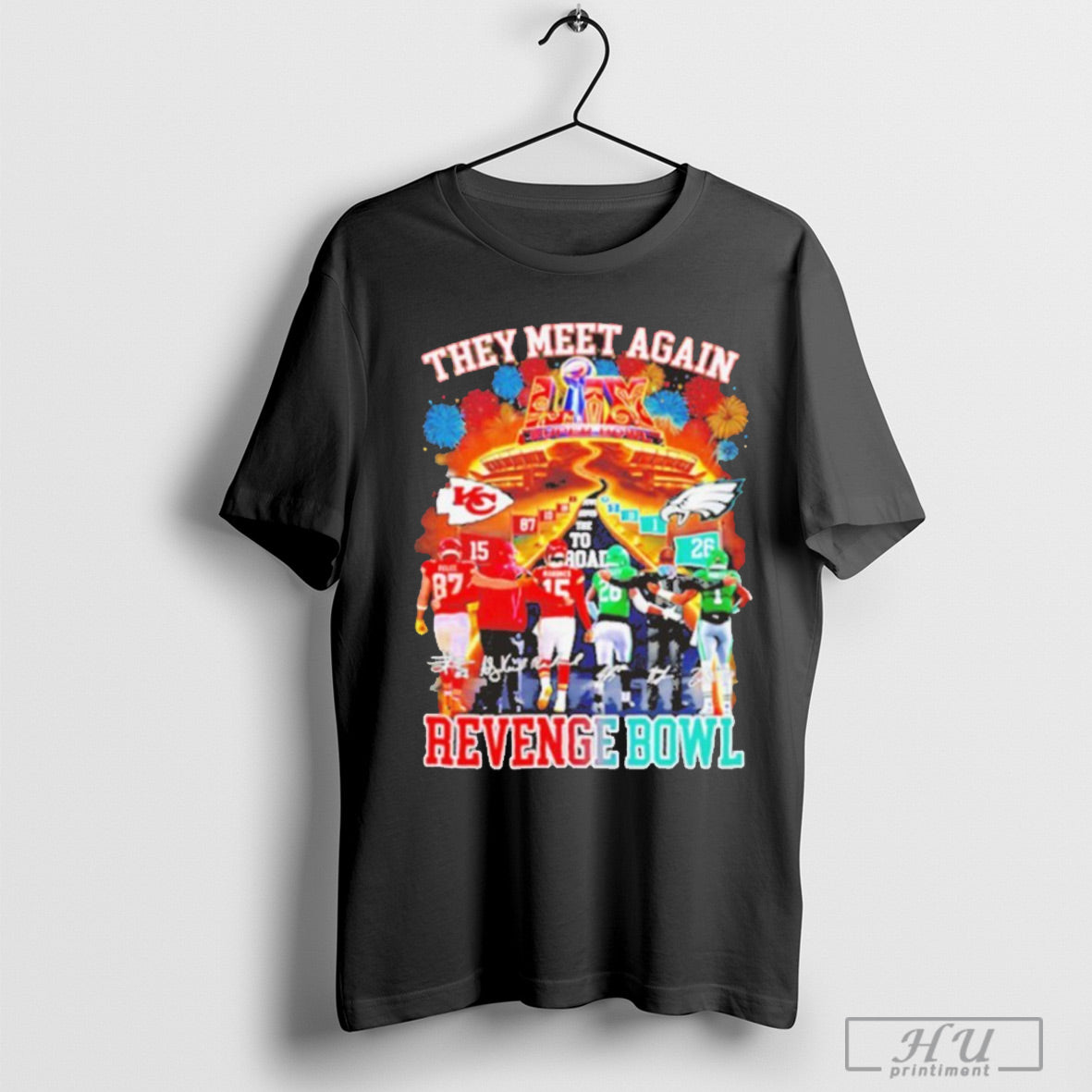 Revenge Bowl Kansas City Chiefs And Philadelphia Eagles They Meet Again 2025 Shirt Sweatshirt