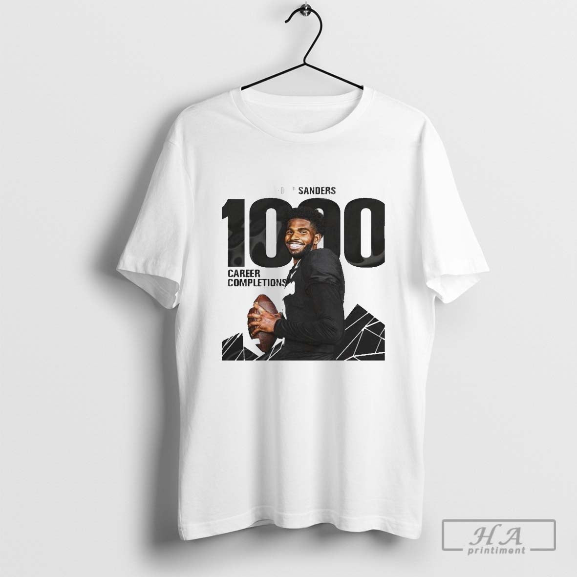 Shedeur Sanders Colorado Buffaloes football 1000 Career Completions Shirt