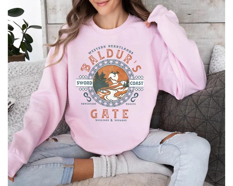Baldurs Gate 3 Adventure Awaits Sweatshirt, Astarion High Elf Shirt, Astarion Bulders, Video Game Shirt, Gift For Gamers, Astarion BG3 Shirt