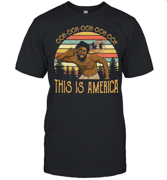 Ooh - Ooh - Ooh This Is American Shot Head American Flag Vintage shirt